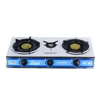 Gas Cooker Gas 2+1 Stainless Steel Table Using Gas Cooker