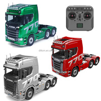 Kabolite Scania K770S sous licence, modèle de semi-remorque RC en métal 1/14, 2.4G 6x6, camion tracteur lourd