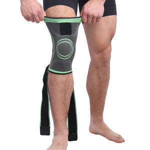 Aolikes Fitness Running Cycling Knee Support Braces <strong>Elastic</strong> Nylon Sport Compression Knee Pad <strong>Sleeve</strong> for Basketball Volleyball