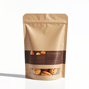 Dried Fruit <b>Packaging</b> <b>Bags</b> Plastic Transparent Stand Pouch Gravure Printing Recyclable Zipper Top for Food Nuts - Product Image 2