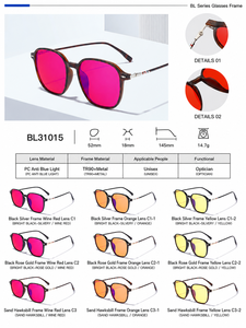 <span class=keywords><strong>Gafas</strong></span> de Computadora Unisex con Bloqueo de Luz Azul, Lentes de PC Anti-Reflejantes HD Profesionales de Primera Calidad, Marco de Metal TR90, Venta al Por Mayor - Product Image 3