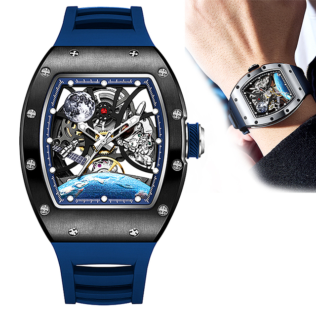 Hot Selling Fashion Sport Luxury Automatic Mechanical Watches Waterproof Watch for Men