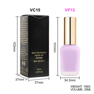 Base de <span class=keywords><strong>maquillage</strong></span> liquide blanchissante vegan à étiquette privée, soin hydratant de la peau, tous types de peau, deux couleurs, crème isolante - Product Image 6