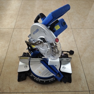 INTOUGH <span class=keywords><strong>Scie</strong></span> <span class=keywords><strong>à</strong></span> <span class=keywords><strong>Onglet</strong></span> Électrique Professionnelle de Haute Qualité 2000W 255mm <span class=keywords><strong>pour</strong></span> <span class=keywords><strong>Aluminium</strong></span> et Bois - Product Image 4