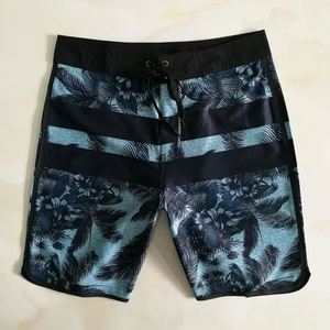 Wholesale Polyester Spandex Four Way Stretch <b>Mens</b> Beachwear Casual Beach Swim <b>Trunks</b> Pants Boardshorts Surf Shorts - Product Image 3