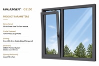 Ventanas Abatibles de Aluminio con Doble Acristalamiento y Aislamiento Térmico, Eficiencia Energética, Diseño Moderno para Casa y Chalet