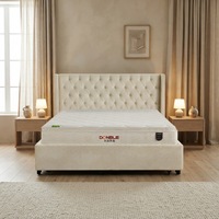 Lit capitonné moderne DONBLE, qualité supérieure, avec tiroirs de rangement, mobilier de chambre à coucher de luxe, directement de l'usine