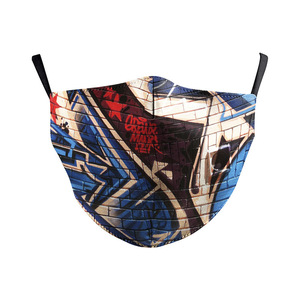 Benutzer definierte Digitaldruck 3d lustige Halloween-Maske Anti-Staub-Baumwoll maske für Erwachsene kann Filter-Gesichts maske eingesetzt werden - Product Image 4