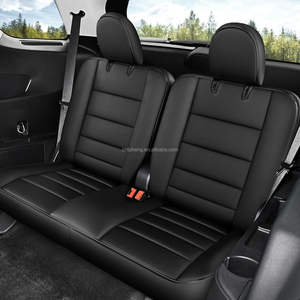 Juego completo personalizado de fundas de asiento de coche de cuero para <span class=keywords><strong>Ford</strong></span> <span class=keywords><strong>Explorer</strong></span> 2016-2024 6/7 asientos para todas las estaciones decoración <span class=keywords><strong>Interior</strong></span> de coche impermeable - Product Image 6