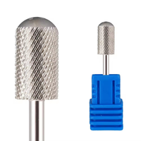 Accessoires pour ponceuse à ongles professionnelle : Fraise à ongles en carbure de tungstène pour retirer le gel, profil en barillet, surface lisse