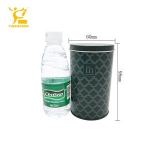 Custom <strong>Tea</strong> <strong>Tin</strong> Box Container <strong>Tea</strong> <strong>Caddy</strong> Beverage <strong>Tea</strong> <strong>Tin</strong> Box Rowater Proofmetal Wholesale Black 0.23mm Screw Top <strong>Tin</strong> - Product Image 3