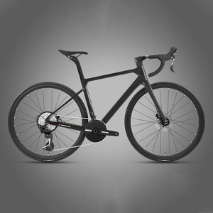 Bicicleta de Carretera de Fibra de Carbono de 13 Velocidades, Nueva, con Llanta de Carbono de 30 mm, Manillar Integrado, Frenos de Disco Hidráulicos, Bicicleta de Carreras <span class=keywords><strong>Elite</strong></span> - Product Image 4