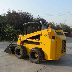 Hot Selling Mini Crawler Wheel <b>Stand</b> on Type Skid Steer Loader - Product Image 4