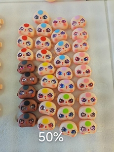 Baby Three Cartoon-Spielzeug 400%/100%/80%/50% Ersatzaugen für Trachom-Glasaugen, Schnuller-Tropfen-Stil, zufällige Lieferung - Product Image 4