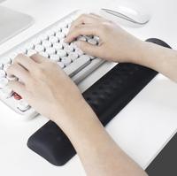 Repose-poignets pour clavier en mousse à mémoire de forme, tapis de souris avec support ergonomique pour ordinateur portable et ordinateur de bureau
