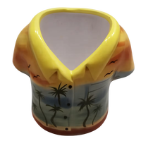 Vase en céramique tendance pour plantes succulentes, motif animal marin en forme de vêtement, pots de fleurs personnalisés pour plantes, FLOWER