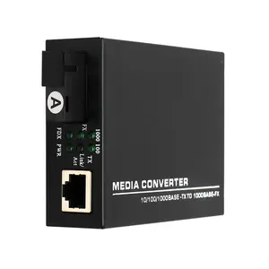 Bán buôn SC Sợi Quang 100 Cơ Sở Htb-3100Ab Phương Tiện Truyền Thông Chuyển Đổi Gigabit <span class=keywords><strong>10</strong></span> 100 1000M <span class=keywords><strong>Ethernet</strong></span> Phương Tiện Truyền Thông Sợi Chuyển Đổi 1 Cổng - Product Image 1