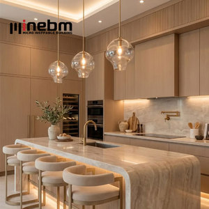 Muebles de <span class=keywords><strong>Cocina</strong></span> con Textura de Madera, Mesas de <span class=keywords><strong>Cocina</strong></span> Redondas de Granito sin Juntas, <span class=keywords><strong>Isla</strong></span> de <span class=keywords><strong>Cocina</strong></span> Redonda con Borde en Cascada, Encimera <span class=keywords><strong>Tipo</strong></span> Cápsula - Product Image 4