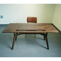 Haute qualité maison ordinateur bureau bureau Simple Table établi Table d'étude étudiant bureau solide noyer bois table de table