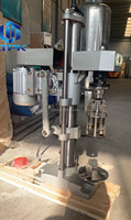 Machine à sceller les bouchons de type à visser en aluminium pour bouteilles en verre, capsuleuse à torsion pour couvercles à vis en métal pour vin soda whisky