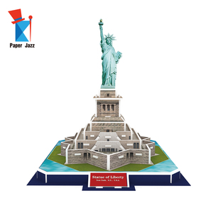 <span class=keywords><strong>Puzzle</strong></span> <span class=keywords><strong>3D</strong></span> en papier Paper Jazz - Créez votre propre <span class=keywords><strong>Statue</strong></span> de la Liberté - Jouet éducatif DIY pour les enfants de 5 ans et plus - Moins de 50 pièces - Product Image 3