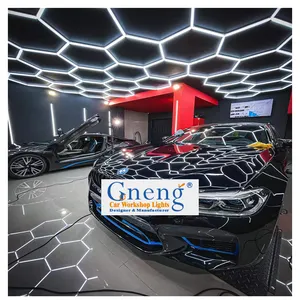 Gneng High CRI 90 Auto Car officina Light lampada esagonale a LED per Garage