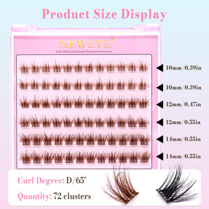 Pestañas Postizas de la Serie NEWEYE Reutilizables 2-3 Veces Sin Necesidad de Pegamento Aplicación Instantánea de Larga Duración Fácil de Usar - Product Image 5