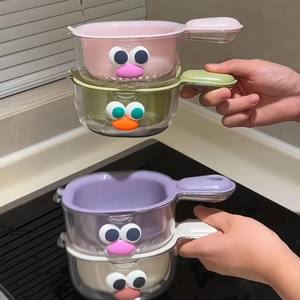 Wholesale Cute Handle Draining <b>Basket</b> Straining Fruit <b>Drain</b> Washing Double Layer Tools - Product Image 4