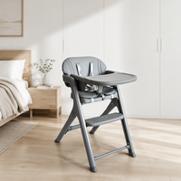 Chaise haute évolutive moderne en plastique réglable et mobile pour bébé, transat pliant pour bébé, tour d'apprentissage, chaise adulte pour enfants, mobilier