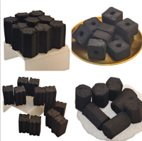 Fabrieksdirect Shisha Kolenblokjes 25x25x20mm Natuurlijke Hookah Kolen Vonkvrij Rookloos Snelle Ontbranding Weinig As Langdurig Branden