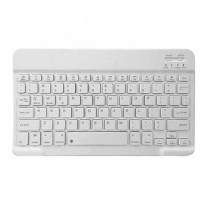 คีย์บอร์ดไร้สายขนาดเล็กแบบชาร์จไฟได้ทำจาก ABS บางแบบพกพา - Product Image 1