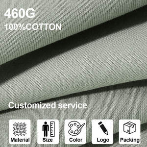 Wholesale Workout <b>Warm</b> <b>Fleece</b> Comfortable Oversized Heavyweight Sweatshirts for Men - Product Image 6