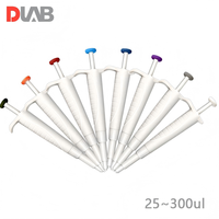 Micropipette monocanal haut de gamme authentique DLAB, pipetteur de laboratoire réglable de 25 à 300 µL