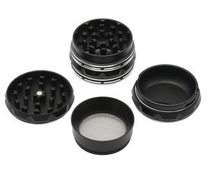 מטחנת גולגולת יצירתית בהדפסה ישירה מהמפעל, <span class=keywords><strong>4</strong></span> שכבות, 63 מ\"מ, לוגו מותאם אישית חרוט, סגסוגת אלומיניום, אביזר עישון - Product Image 3