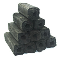 Vente directe usine – Briquettes de charbon de bois portables fabriquées à la machine, sans fumée, à haute teneur en carbone (>90%), en coque de noix de coco et sciure de bois, format carré