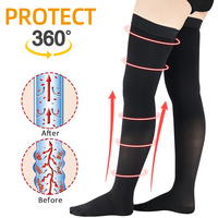 Bas de contention médicaux pour varices, grandes tailles, certifiés CE ISO13485, OEM ODM, chaussettes médicales pour l'Europe et l'Amérique