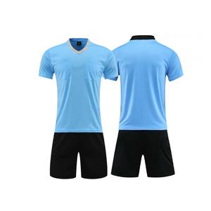 Herren Professional Soccer Schiedsrichter Uniform Kurzarm Jersey Set mit Shorts OEM Service Anpassung 100% Polyester Quick Dry - Product Image 1