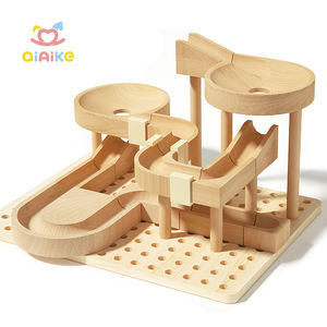 Course de marbre en bois pour enfants blocs de construction en bois jouets et ensemble de <span class=keywords><strong>jeu</strong></span> de Construction piste de marbre labyrinthe <span class=keywords><strong>jeu</strong></span> STEM jouets d'apprentissage - Product Image 1