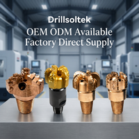 Буровые долота PDC Drillsoltek с 3, 4, 5, 6 лопастями для бурения твердых пород