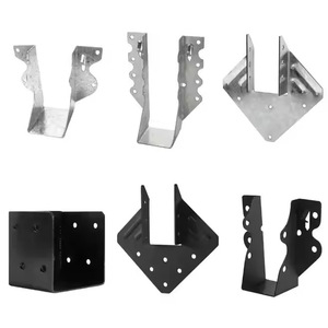 Bowei Hardware Steel Angle Brackets Galvanized Sheet Customizable Thickness For Villa Construction Connectors - Product Image 3