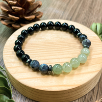 Bracelet en pierres tendance, extensible, pour la richesse, le succès, le Feng Shui, stimulant l'énergie, soulageant l'anxiété