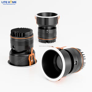 Downlight LED réglable anti-éblouissement 12W 24W encastré rond, projecteur, garantie 5 ans, durée de vie 50 000 heures, magasin de détail - Product Image 3