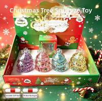 Nouvelle série de Noël Maltose Santa : Jouet anti-stress en forme d'arbre de Noël à rebond lent