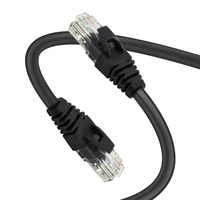 Cable de Red Cat5e de 1.5m 3m 5m 10m 15m Más Vendido, Cable de Conexión Cat6 Chapado en Oro