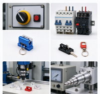 Services de fraisage sur mesure pour composants de déconnecteur anodisés, y compris porte-clés et pièces de commutateur à levier en aluminium usiné CNC de précision