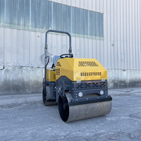 Rouleau vibrant refroidi à l'eau 1.5T | Compacteur de sol à haute efficacité pour les projets à petite échelle | Prix direct d'usine