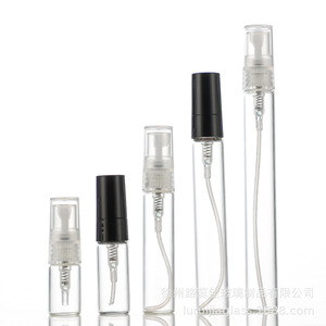 In stock: high borosilicate <b>plastic</b> <b>bottles</b> with straws, 2/3/5/10ml, transparent empty <b>bottles</b>, lightweight glass. - Product Image 2
