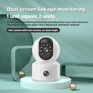VENTA CALIENTE <span class=keywords><strong>5G</strong></span> Vigilancia de seguridad inteligente para el hogar CCTV Detección de movimiento Dos ojos <span class=keywords><strong>Mini</strong></span> <span class=keywords><strong>Wifi</strong></span> <span class=keywords><strong>1080P</strong></span> Cámara IP inalámbrica - Product Image 2