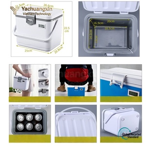 Modern Plastic Outdoor Picnic <b>Camping</b> 4.5L Car Portable Hot and Cold Dual-Use Handheld Shoulder Strap Ice <b>Storage</b> Cooler <b>Box</b> - Product Image 5