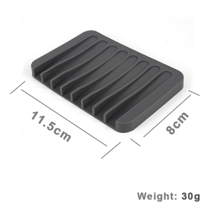 TPR Soft Plastic Bathroom White Grey Black Self <strong>Draining</strong> <strong>Soap</strong> Dish Bar <strong>Soap</strong> <strong>Holder</strong>